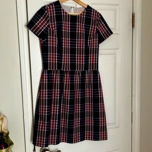 Never worn plaid Brooks Brothers dress